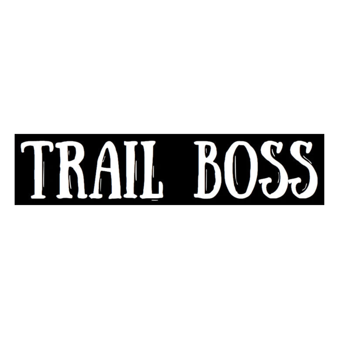 Naklejka "Trail boss" Napis 5 szt.