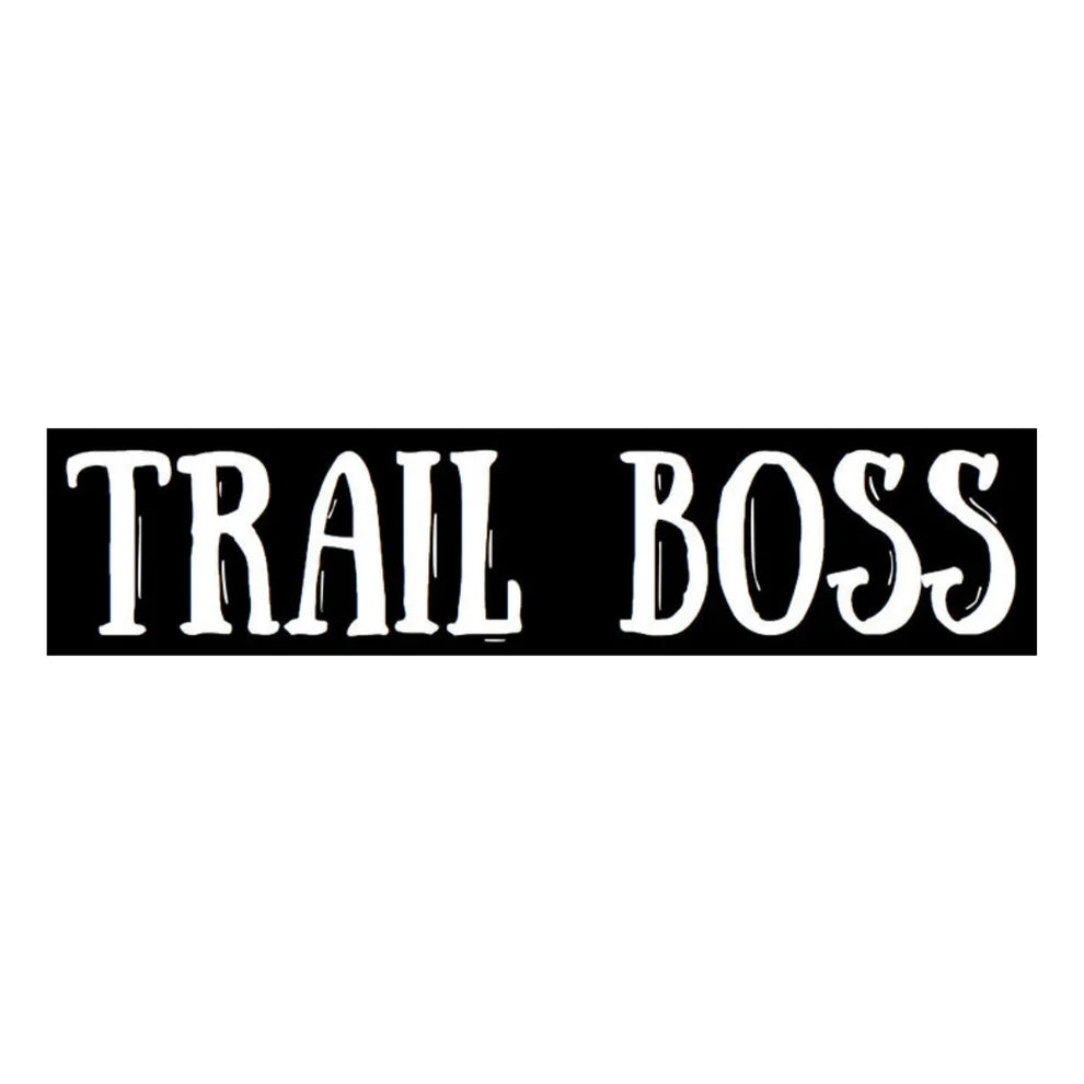 Naklejka "Trail boss" napis