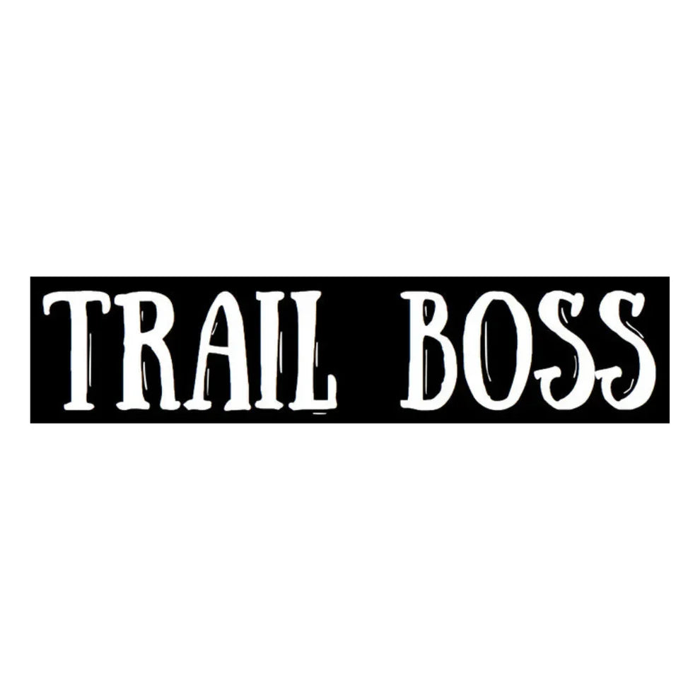 Naklejka "Trail boss" napis