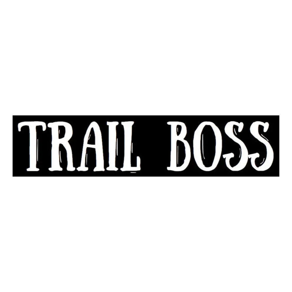 Naklejka "Trail boss" napis