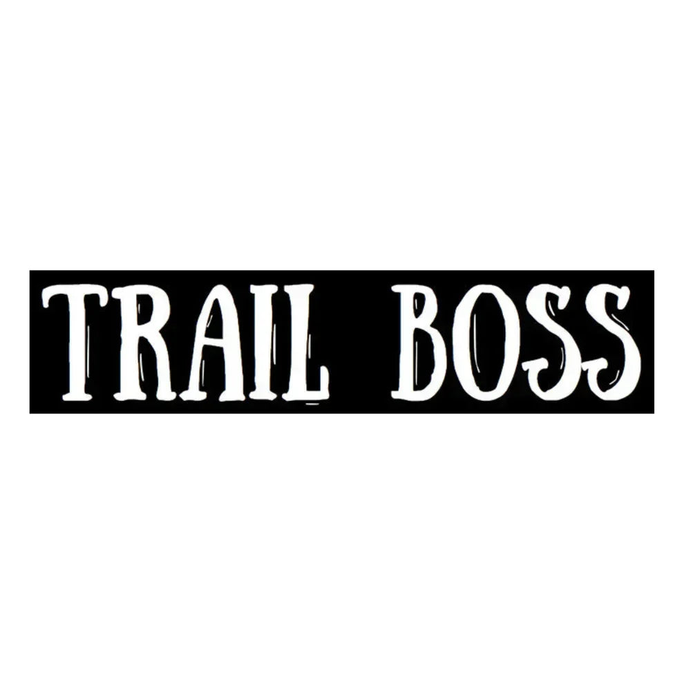 Naklejka "Trail boss" napis