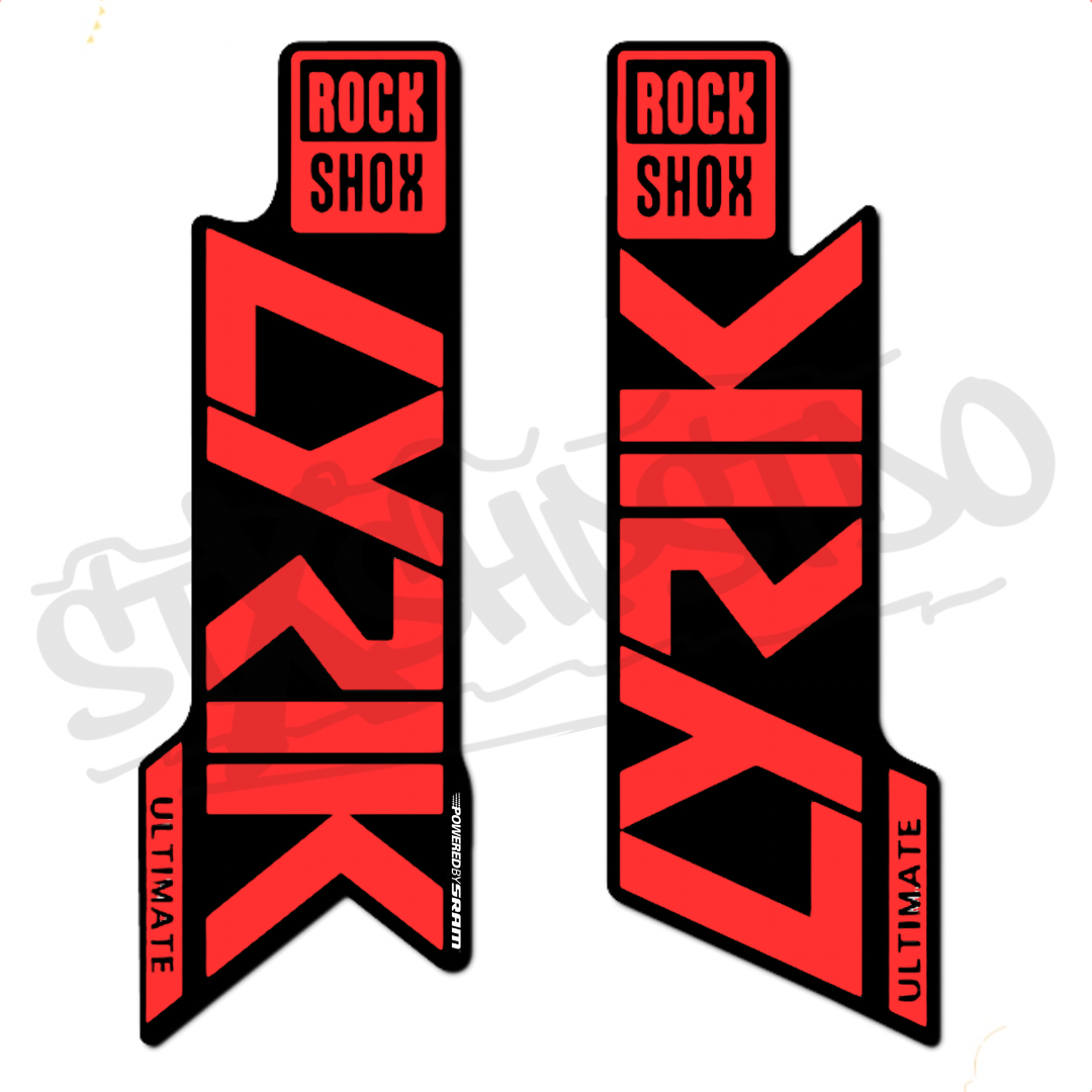 Naklejka na amortyzator Rock shox lyrik ultimate