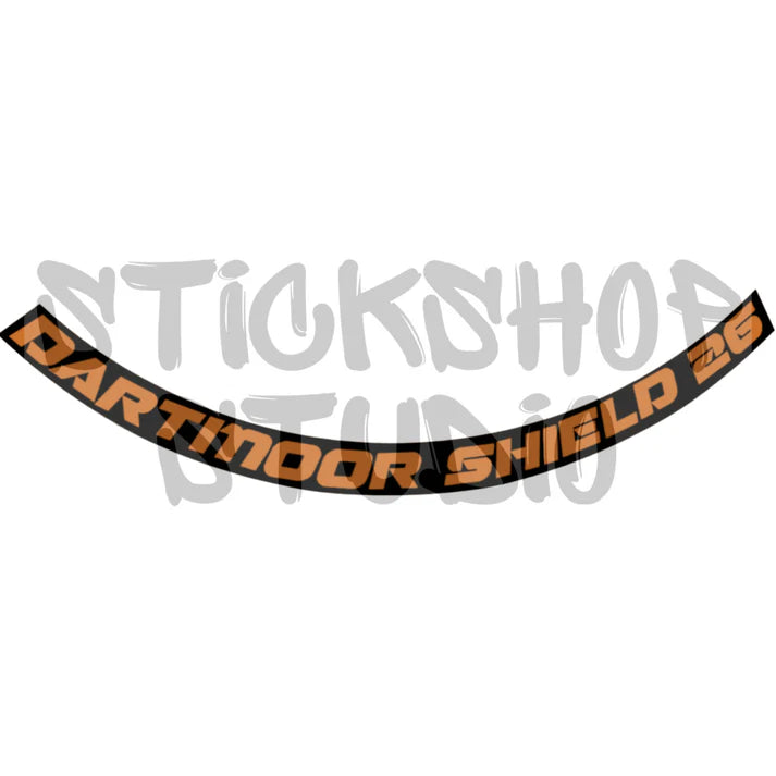 Naklejki na obręcz dartmoor shield 26 (8 szt.)
