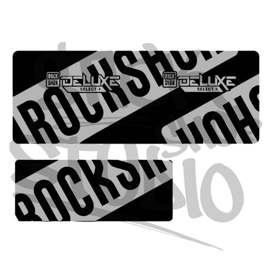 Naklejki na damper Rock Shox Deluxe Select +