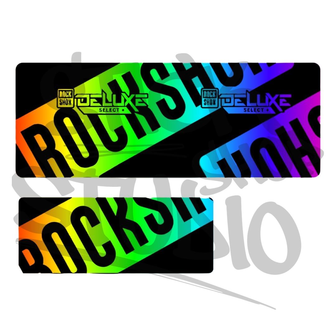Naklejki na damper Rock Shox Deluxe Select +