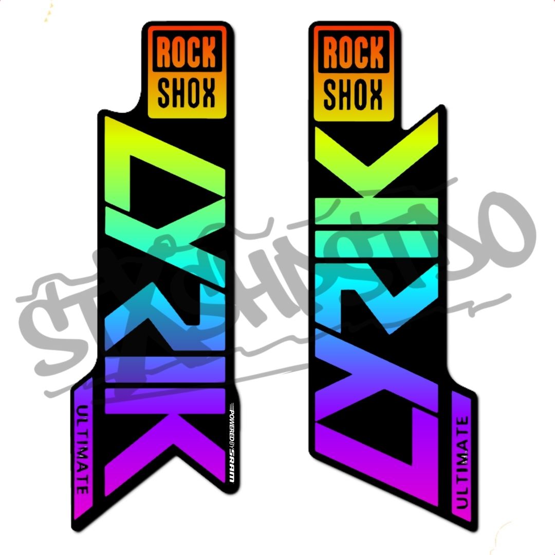 Naklejka na amortyzator Rock shox lyrik ultimate