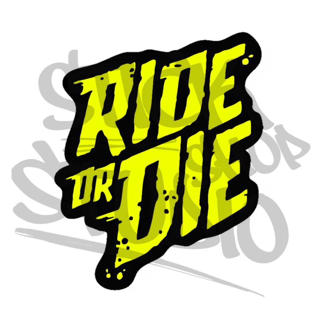 Zestaw wlepek "Ride or die"