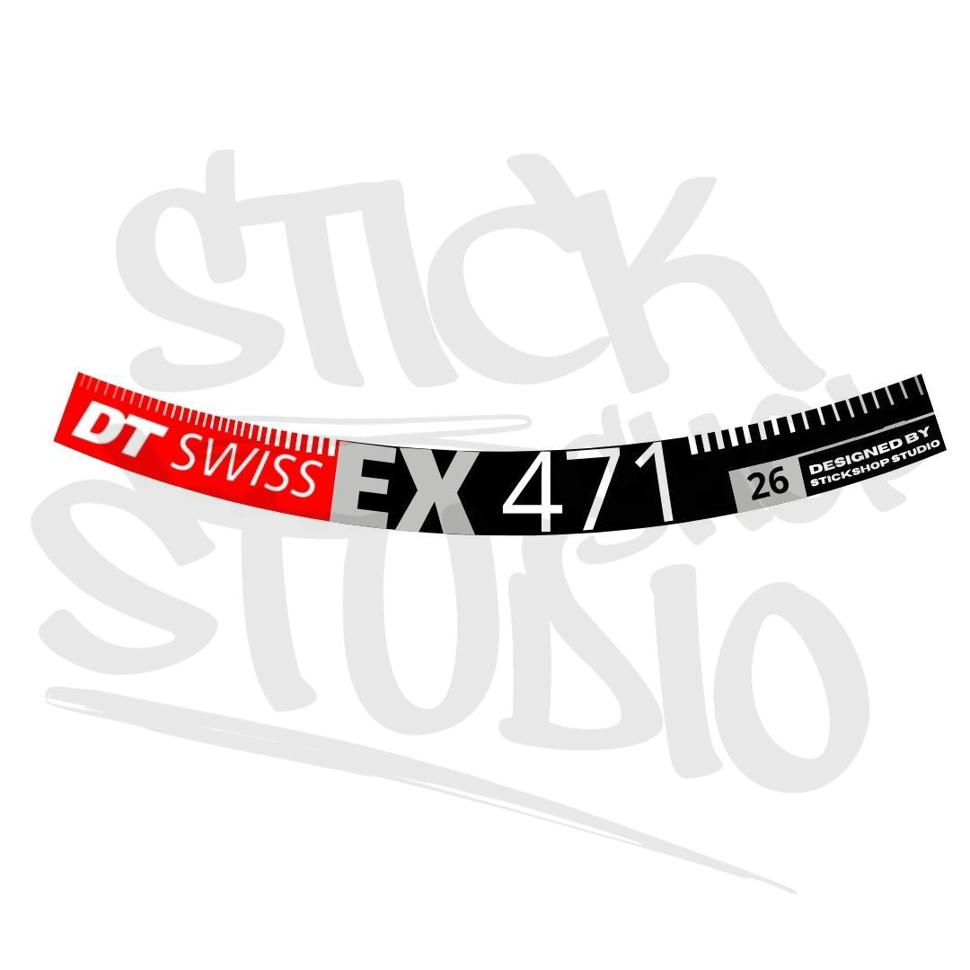 Naklejki na obręcz Dt Swiss EX471 26 (8szt.)