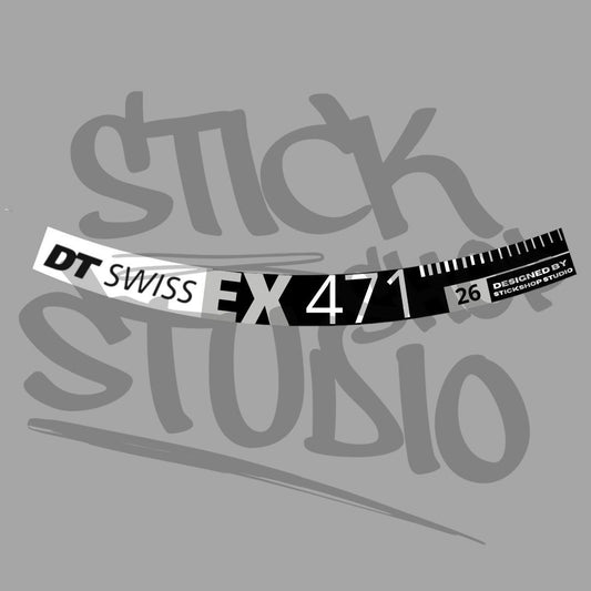 Naklejki na obręcze Dt Swiss Ex 471 26