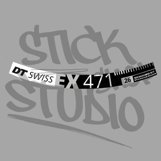 Naklejki na obręcze Dt Swiss Ex 471 26