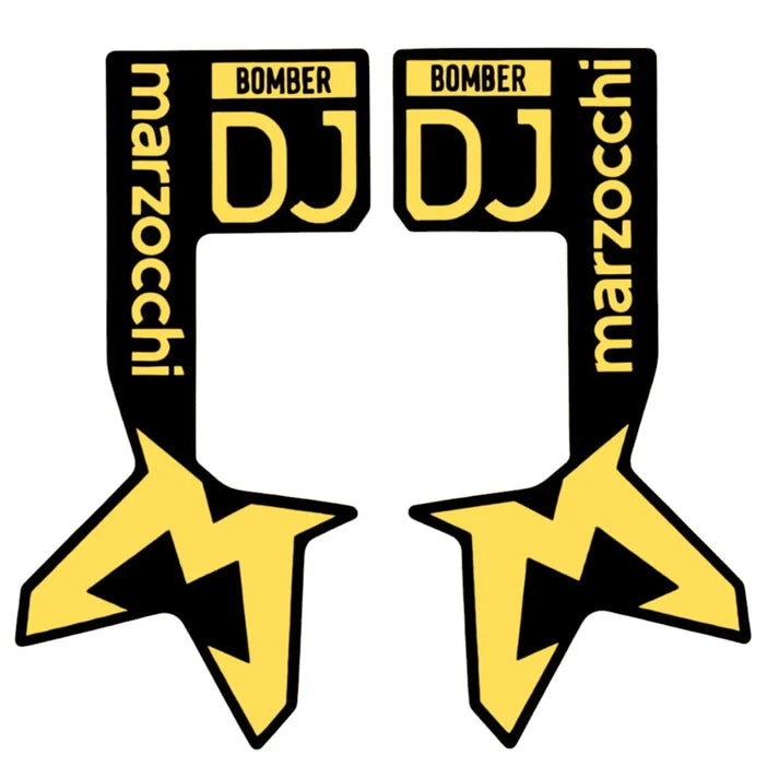 Naklejki na amortyzator Marzocchi Bomber DJ