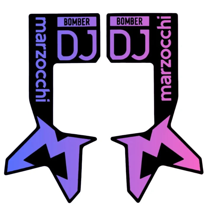 Naklejki na amortyzator Marzocchi Bomber DJ