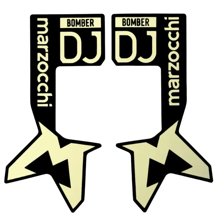 Naklejki na amortyzator Marzocchi Bomber DJ