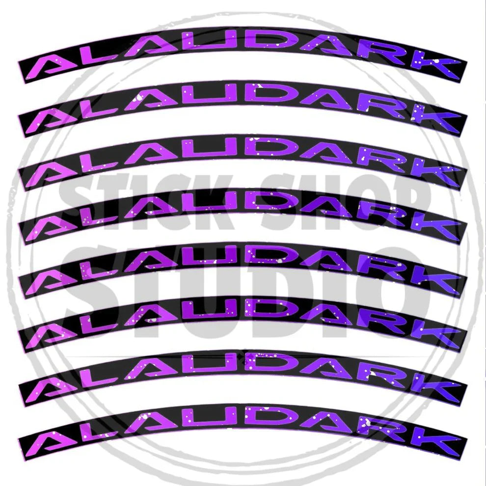 Naklejki na obręcze Alaudark 26