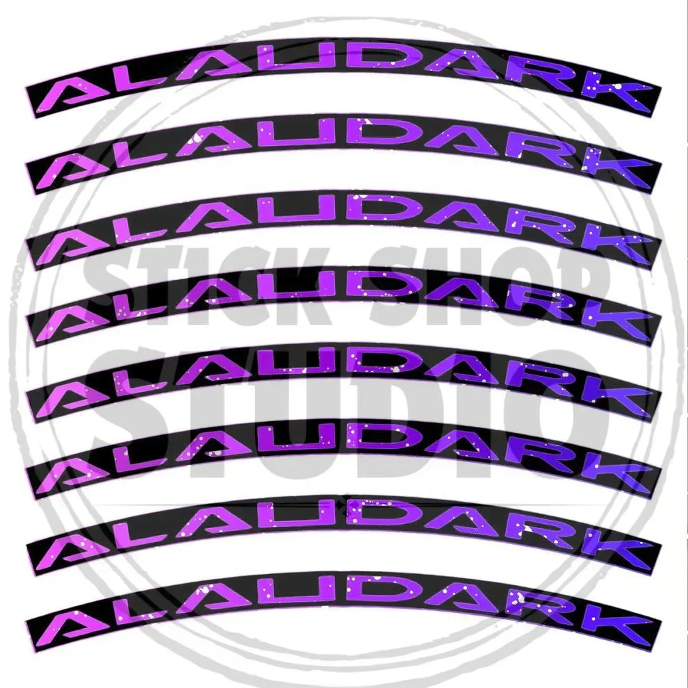 Naklejki na obręcze Alaudark 26