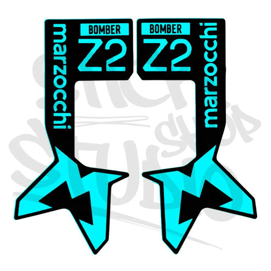 Naklejka na amortyzator Marzocchi bomber Z2