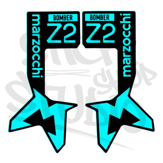 Naklejka na amortyzator Marzocchi bomber Z2