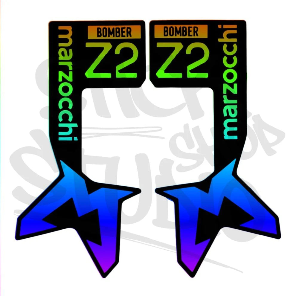 Naklejka na amortyzator Marzocchi bomber Z2