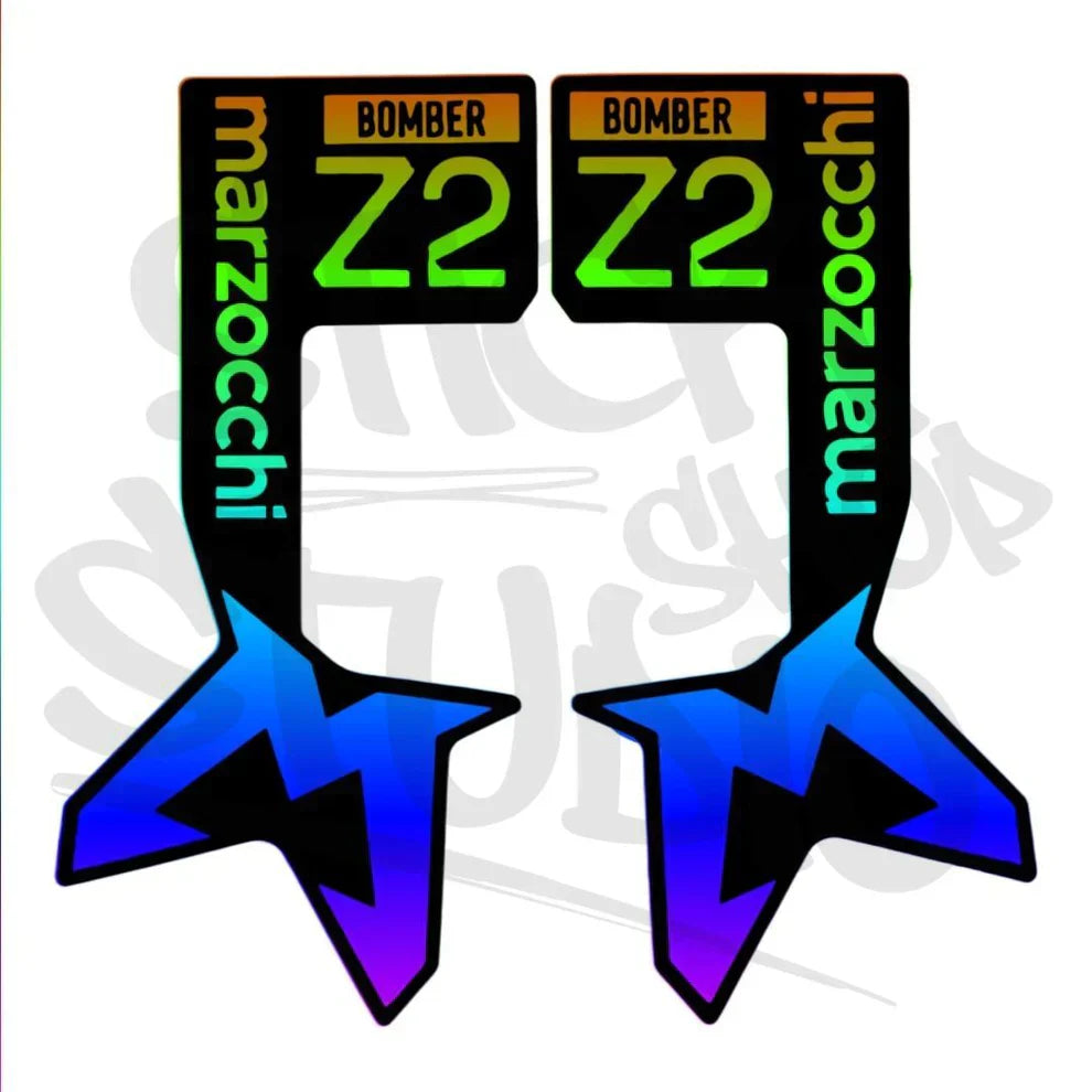 Naklejka na amortyzator Marzocchi bomber Z2