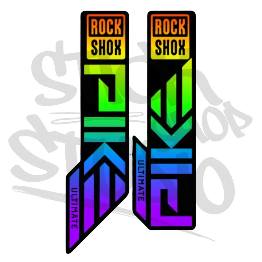 Naklejka na amortyzator Rock Shox Pike Ultimate