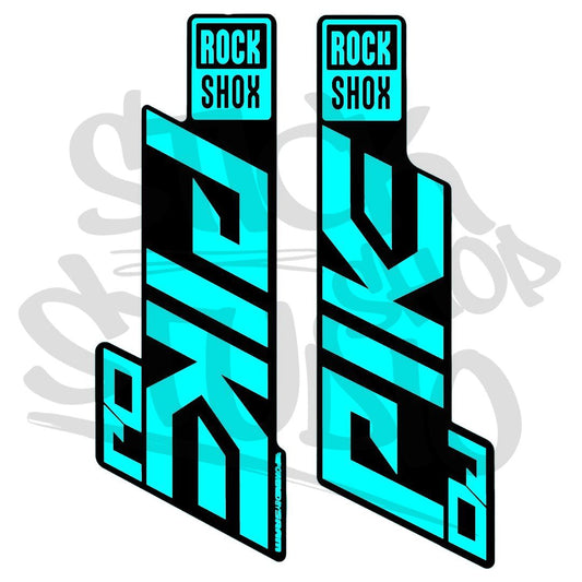 Naklejka na amortyzator Rock Shox Pike dj