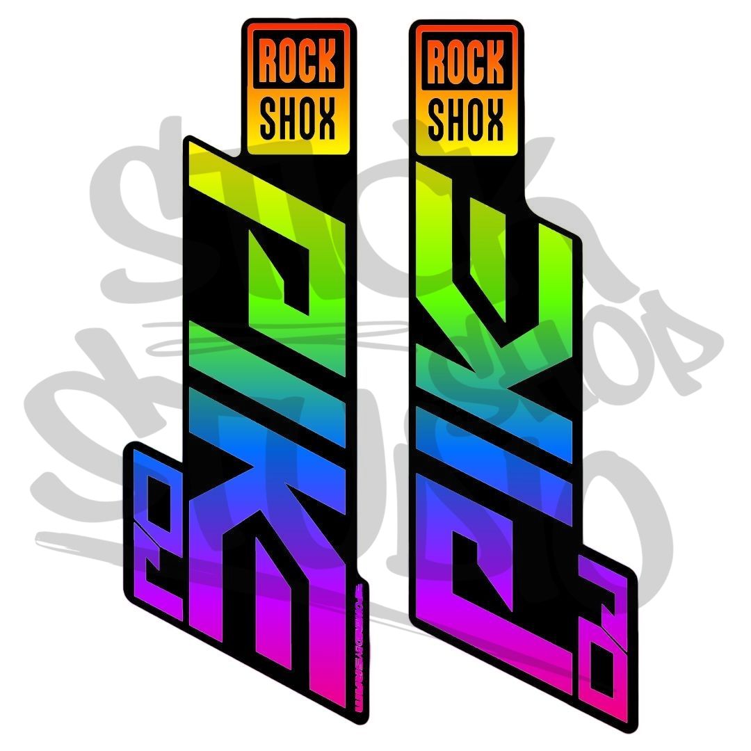 Naklejka na amortyzator Rock Shox Pike dj