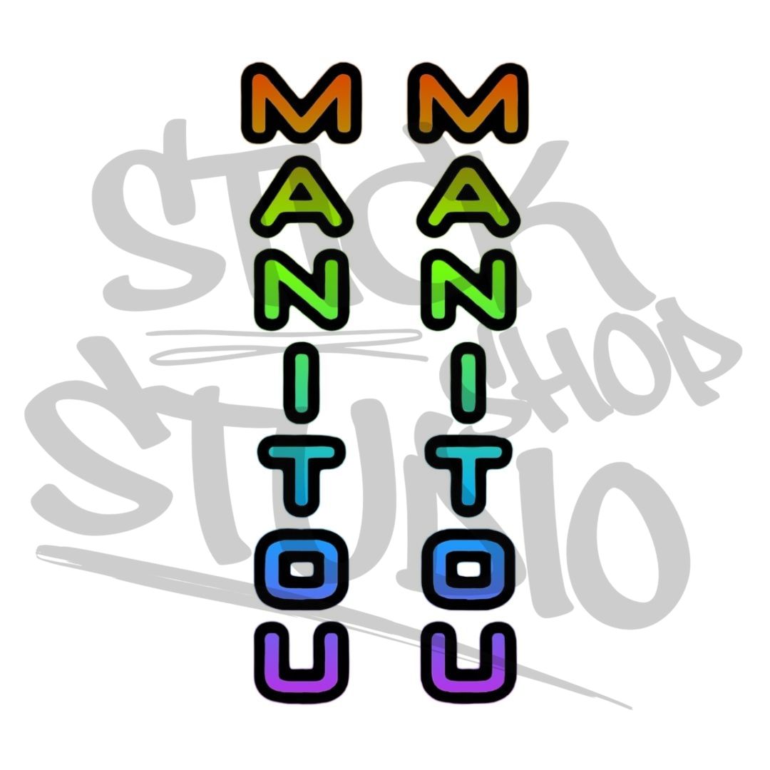 Naklejka na amortyzator manitou circus expert