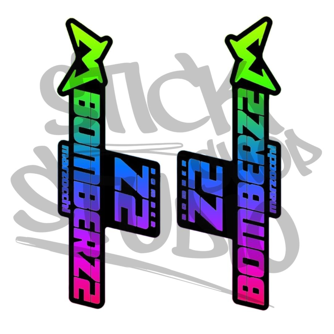 Naklejka na amortyzator marzocchi bomber Z2