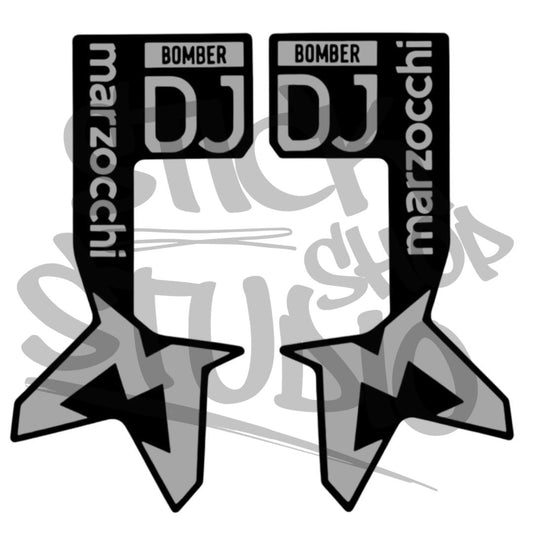 Naklejki na amortyzator Marzocchi Bomber DJ