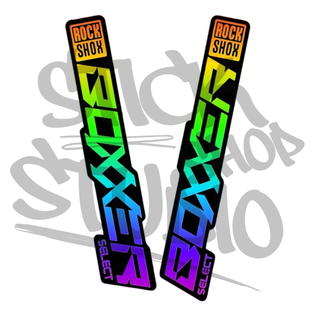 Naklejki na amortyzator Rock Shox Boxxer select