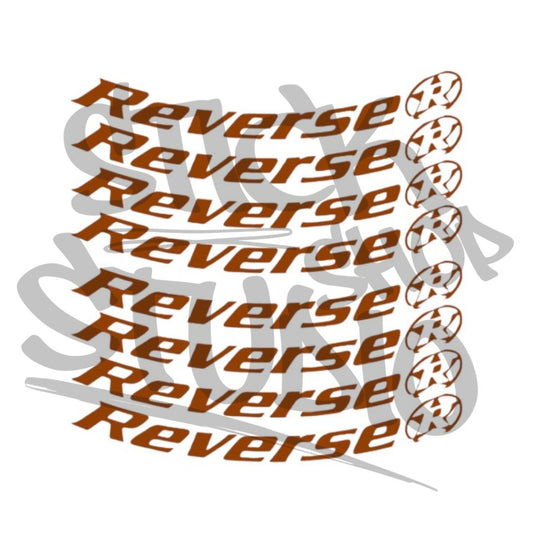 Naklejki na obręcz Reverse black one 26