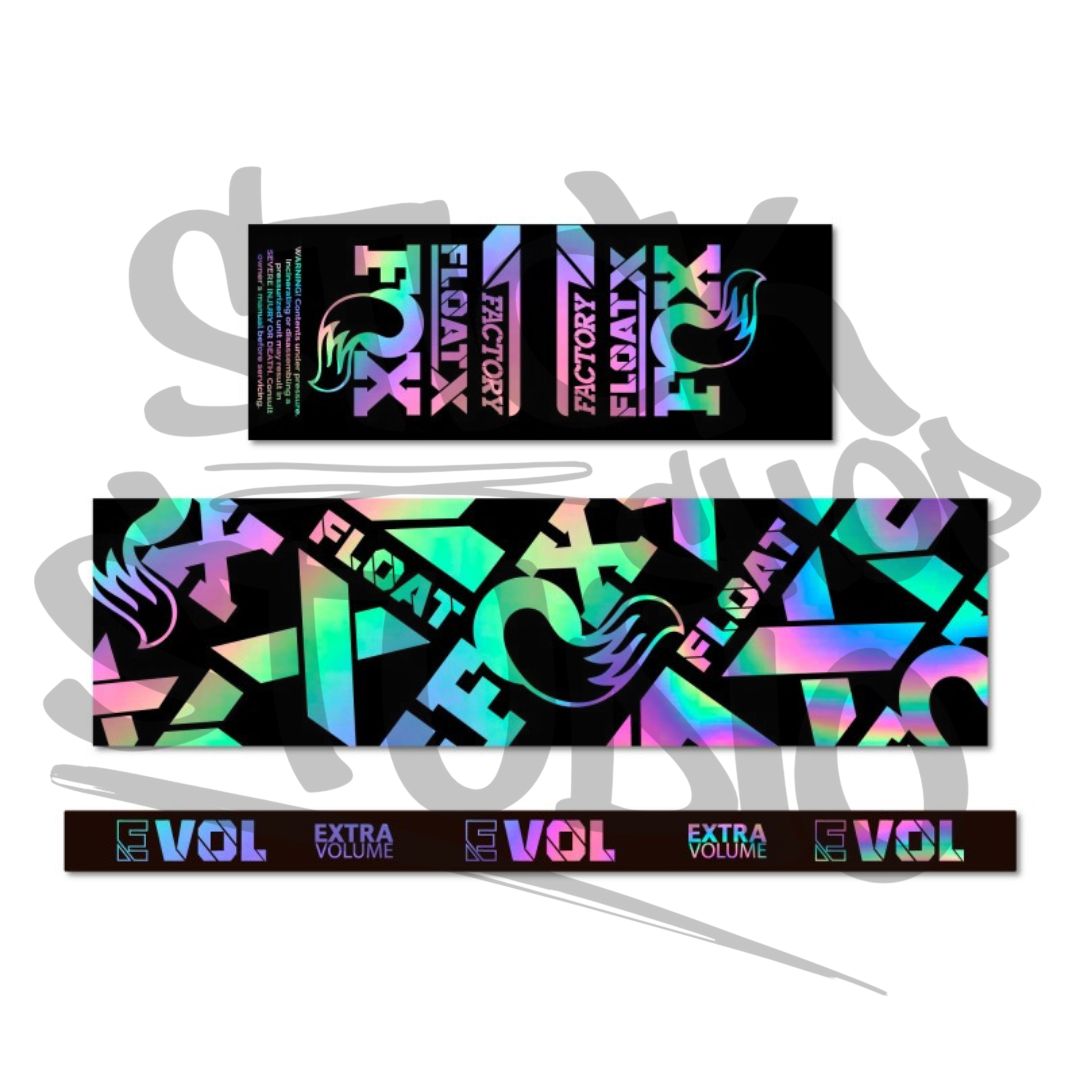 Naklejki na damper Fox Float X factory