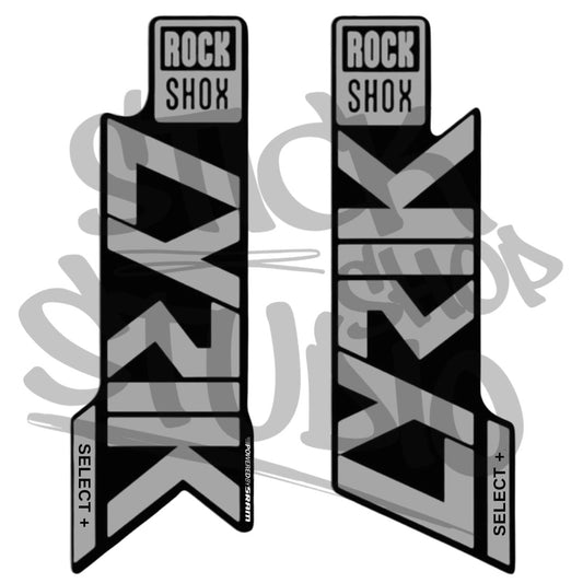 Naklejki na amortyzator Rock Shox Lyrik Select +
