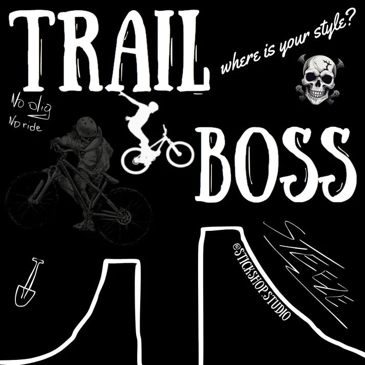 Naklejki "Trail Boss" 5 szt.