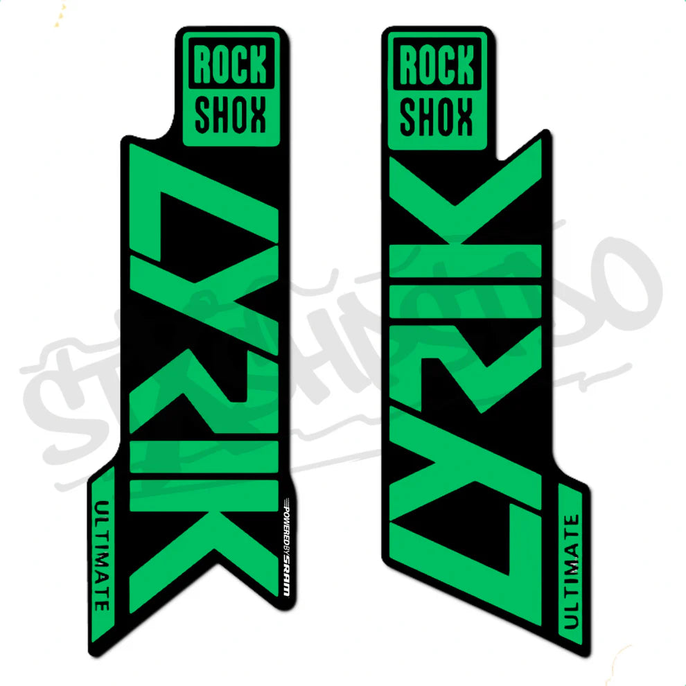 Naklejka na amortyzator Rock shox lyrik ultimate