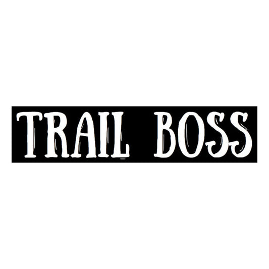 Naklejka "Trail boss" napis