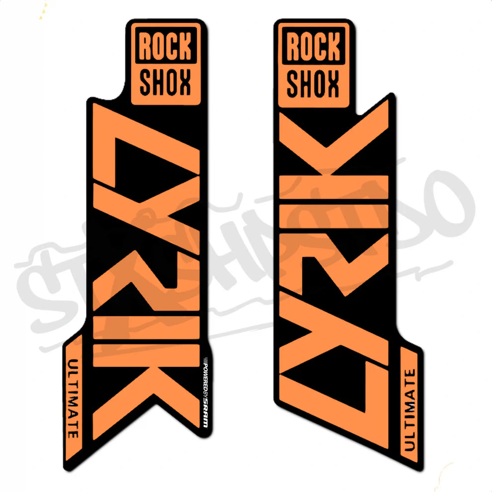 Naklejka na amortyzator Rock shox lyrik ultimate