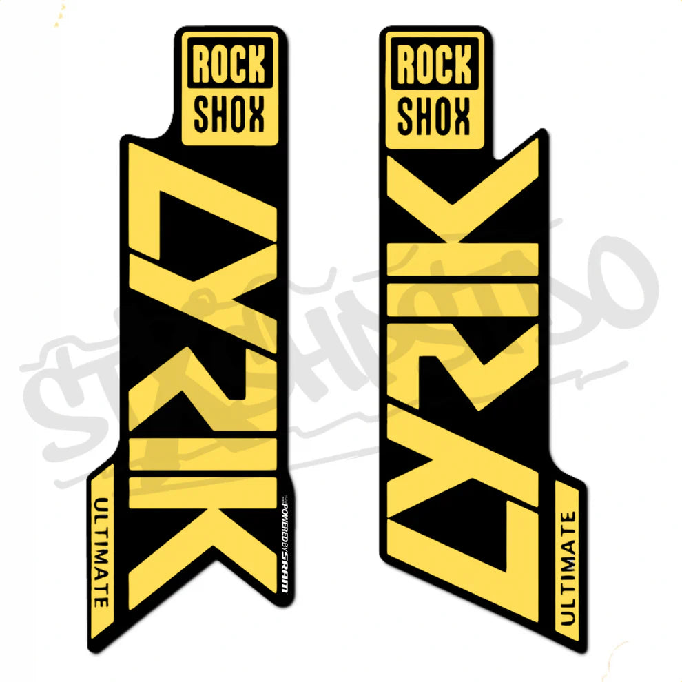 Naklejka na amortyzator Rock shox lyrik ultimate