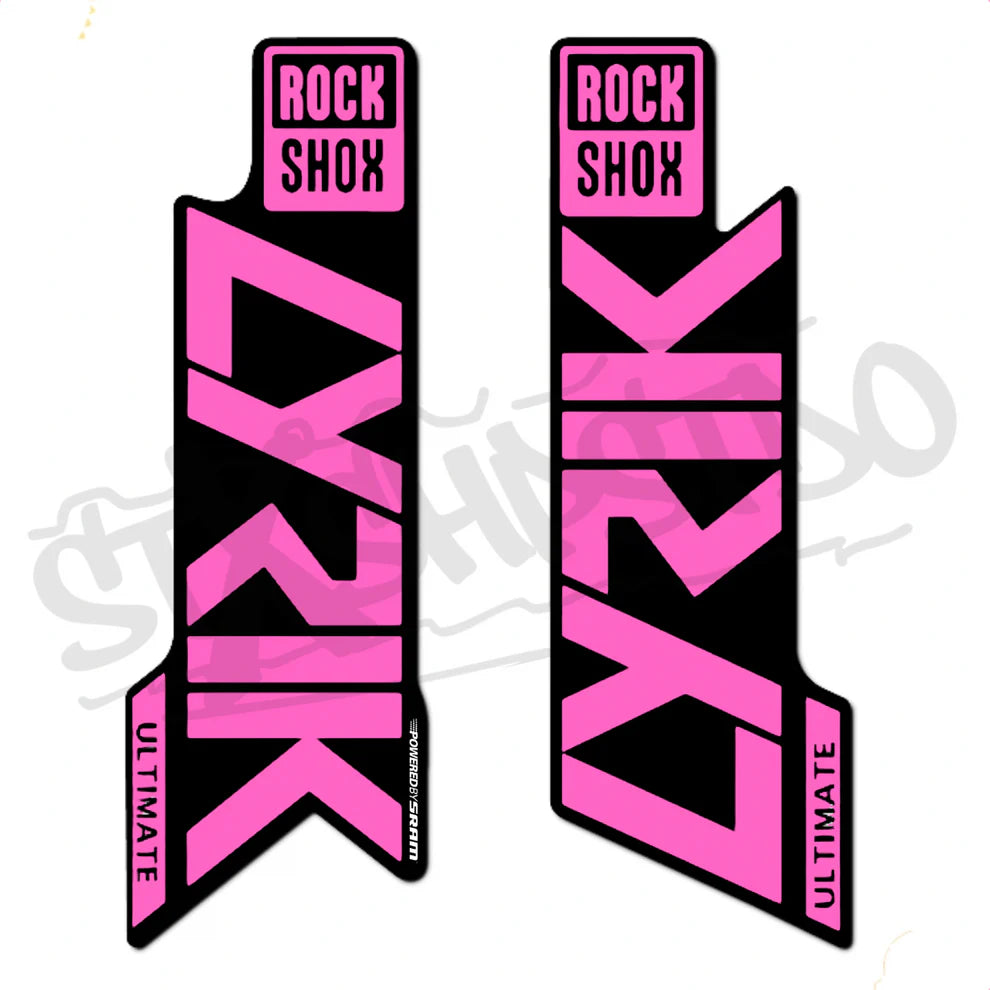 Naklejka na amortyzator Rock shox lyrik ultimate