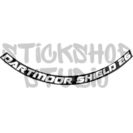 Naklejki na obręcz dartmoor shield 26 (8 szt.)
