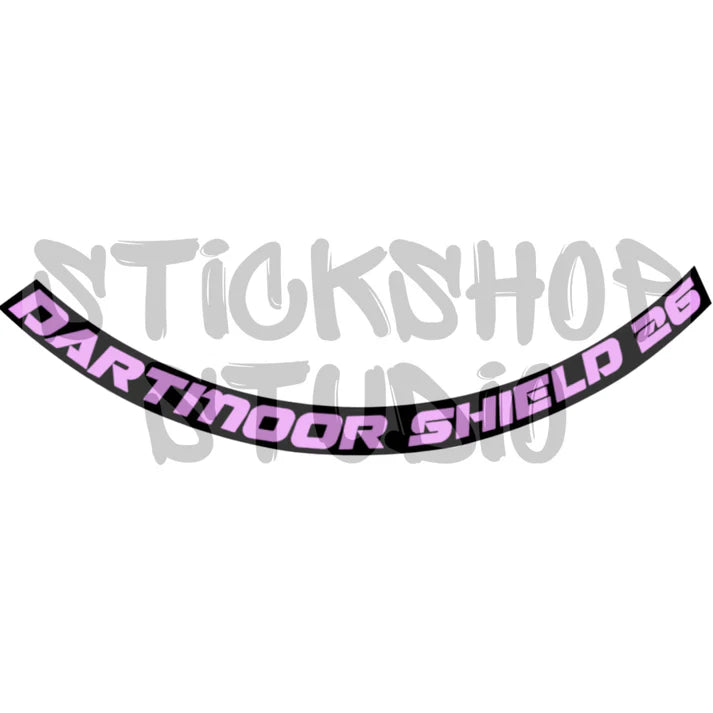 Naklejki na obręcz dartmoor shield 26 (8 szt.)
