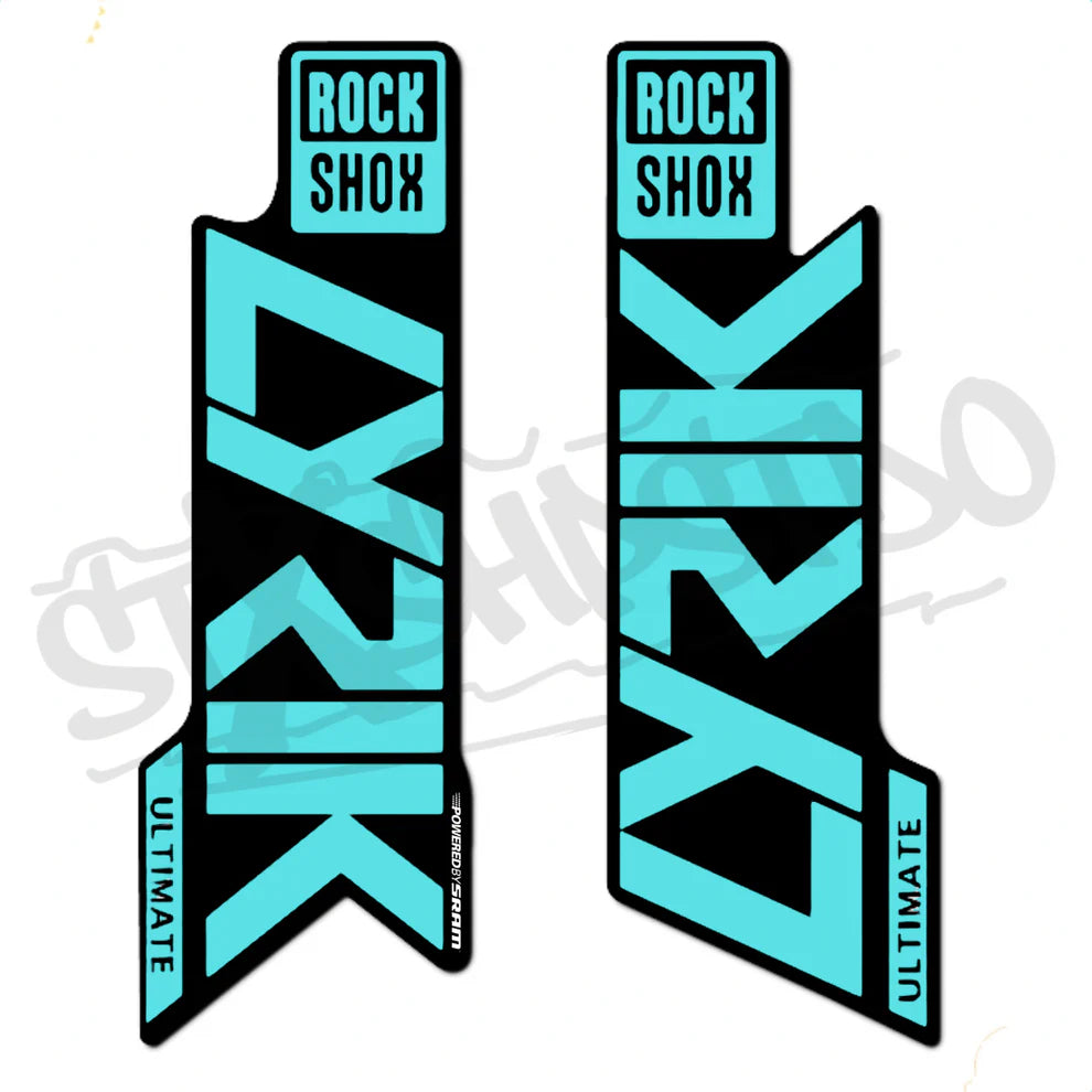 Naklejka na amortyzator Rock shox lyrik ultimate