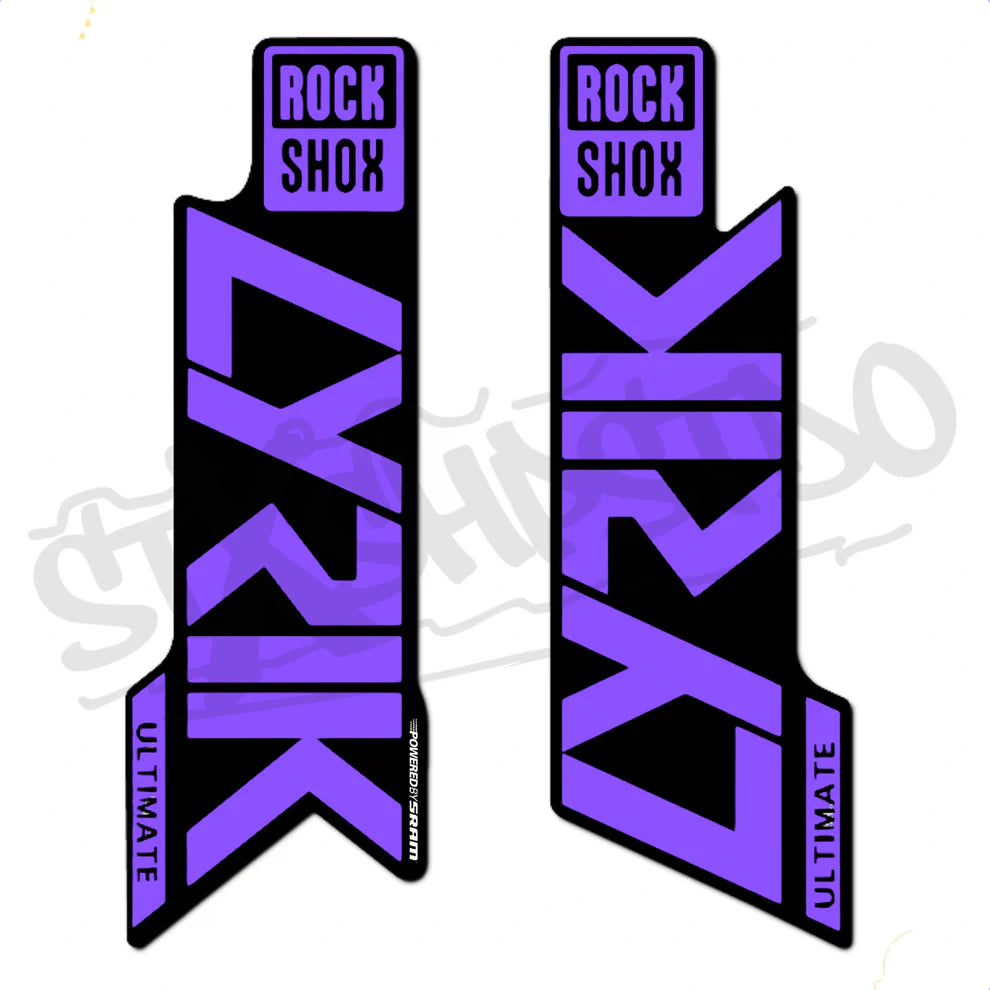 Naklejka na amortyzator Rock shox lyrik ultimate