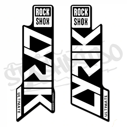 Naklejka na amortyzator Rock shox lyrik ultimate