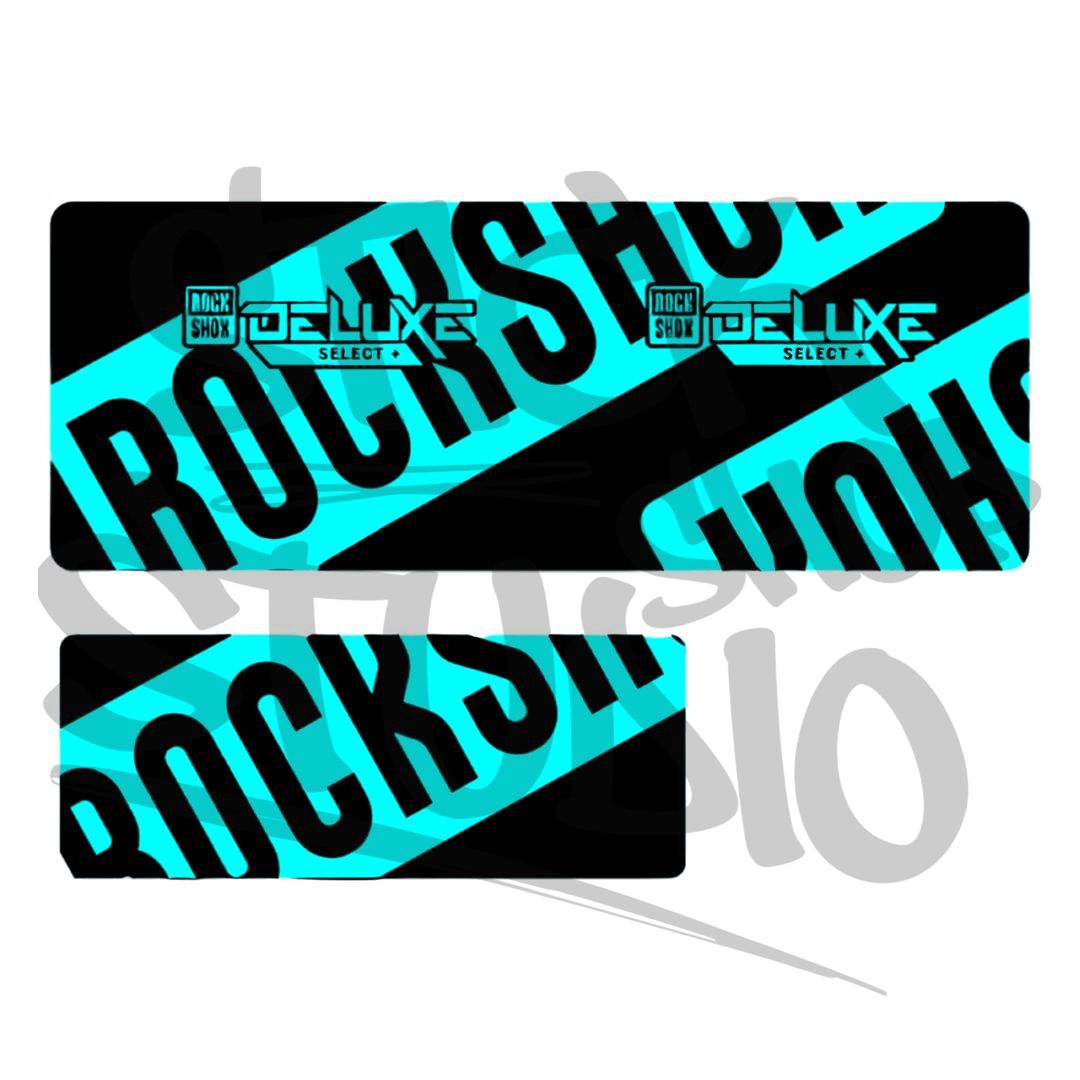 Naklejki na damper Rock Shox Deluxe Select +