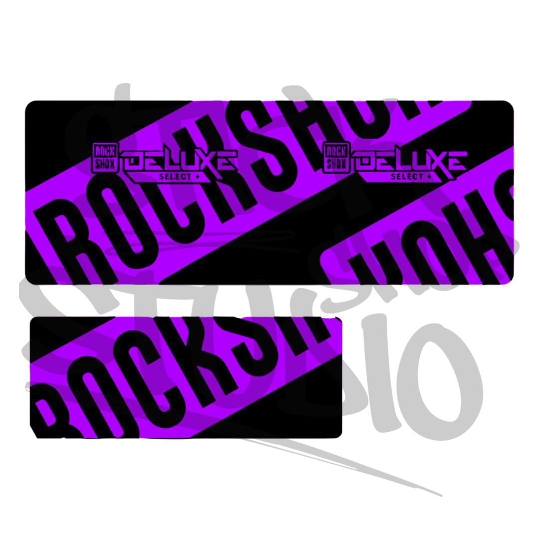 Naklejki na damper Rock Shox Deluxe Select +