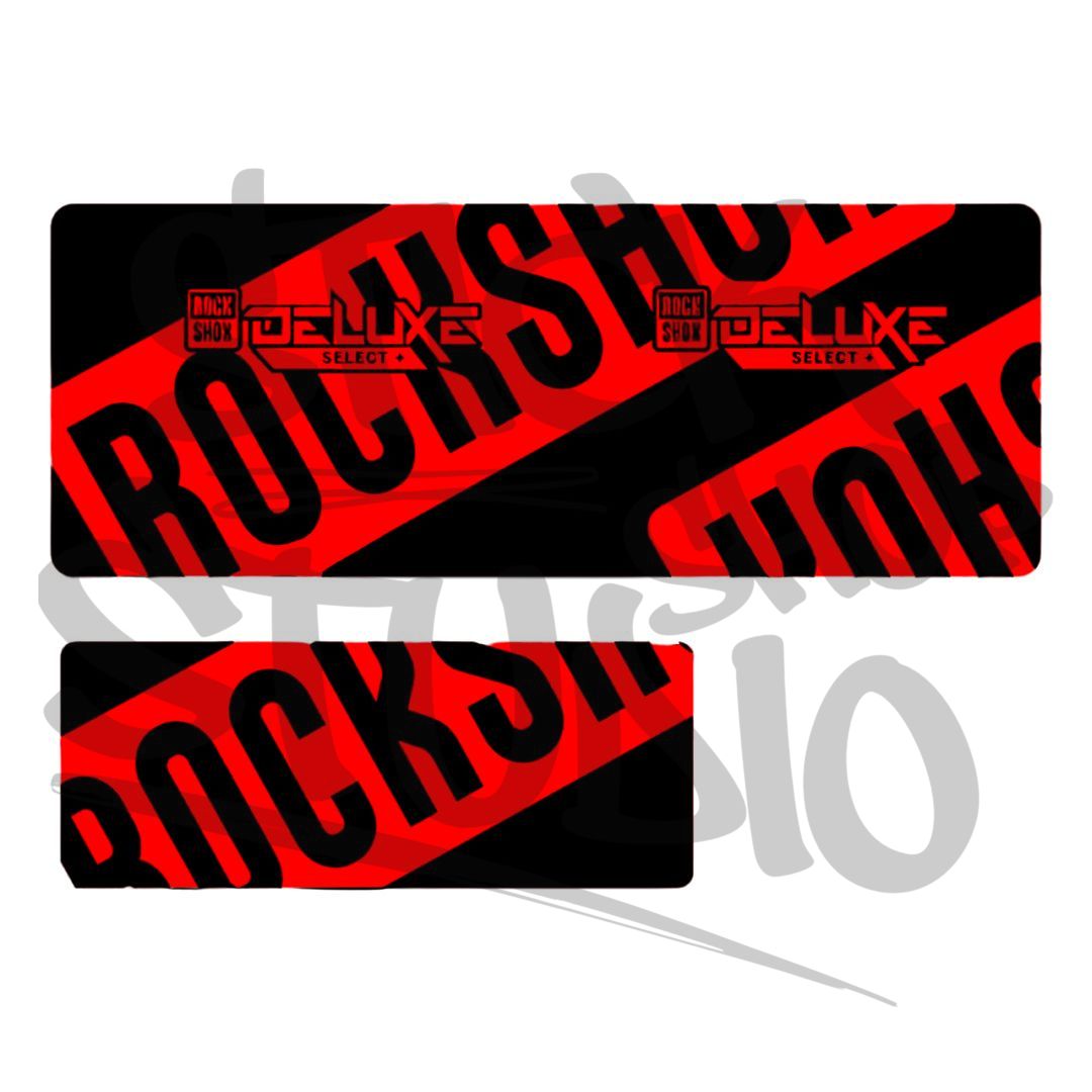 Naklejki na damper Rock Shox Deluxe Select +