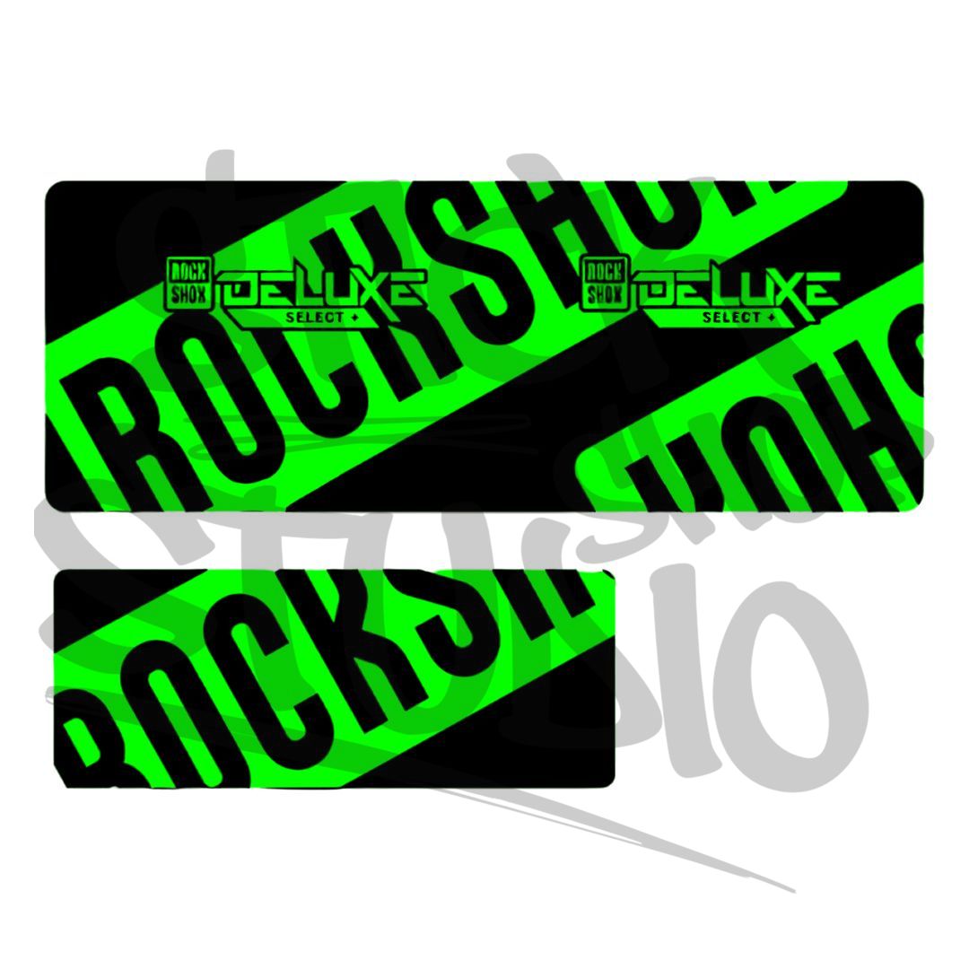 Naklejki na damper Rock Shox Deluxe Select +