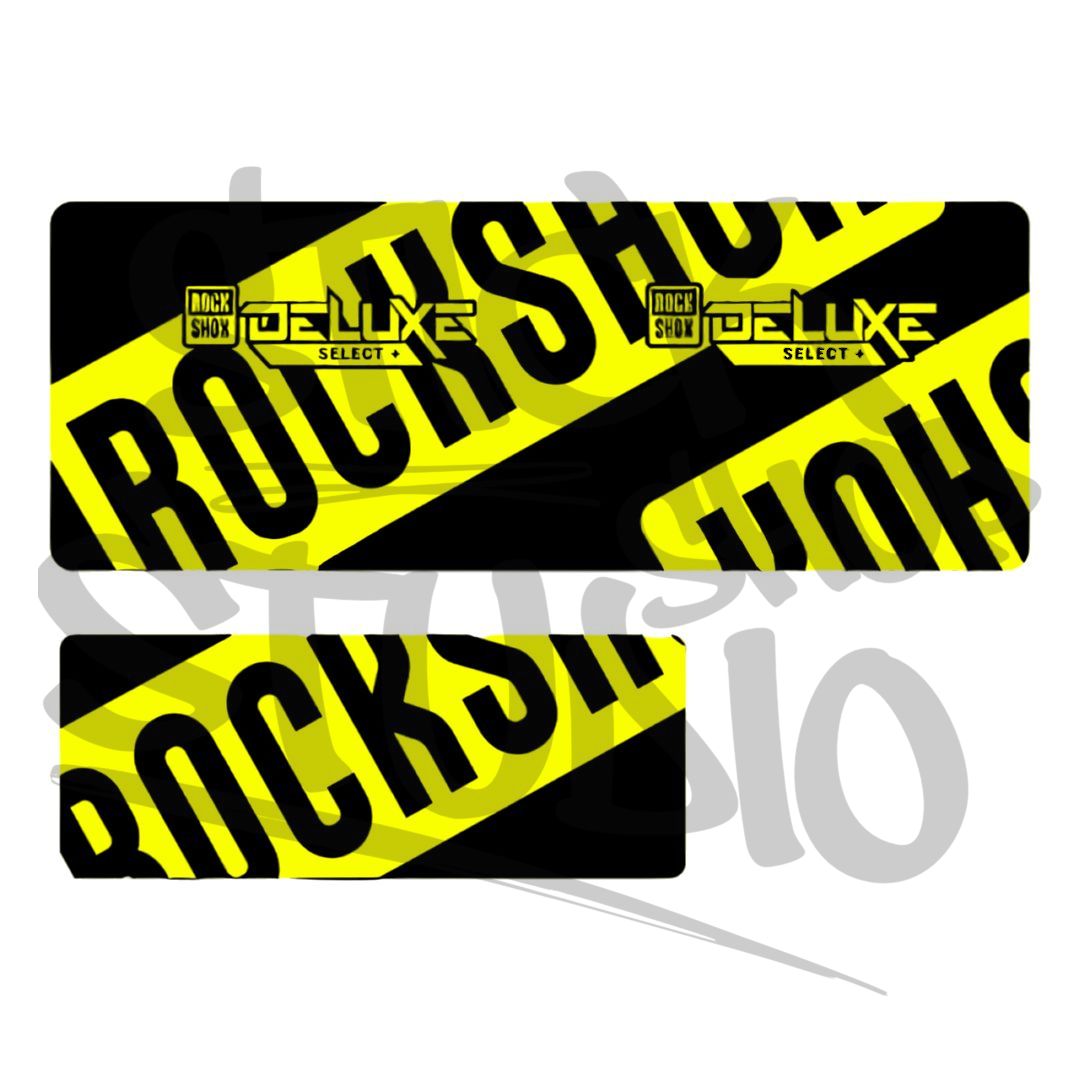 Naklejki na damper Rock Shox Deluxe Select +