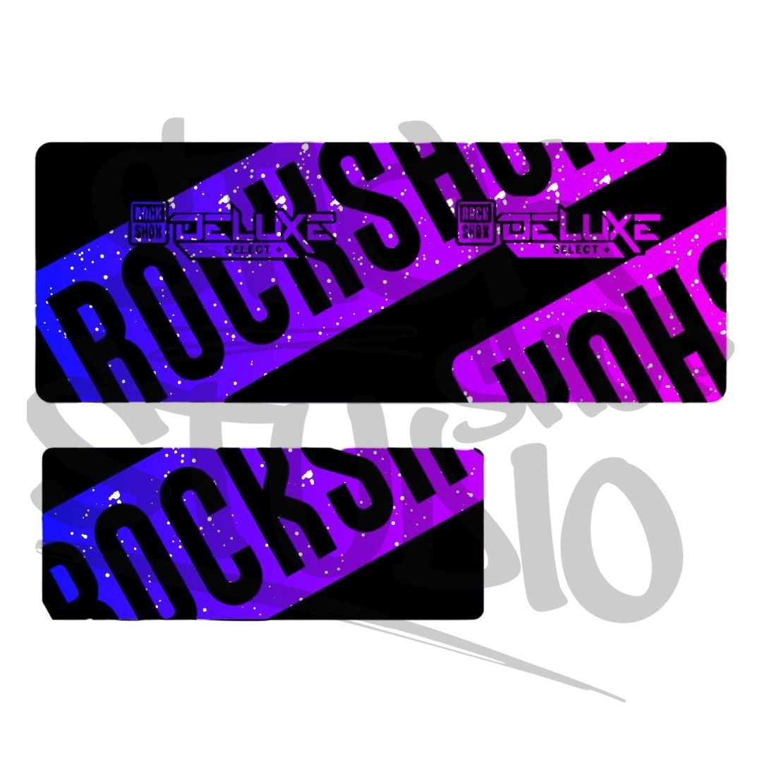 Naklejki na damper Rock Shox Deluxe Select +